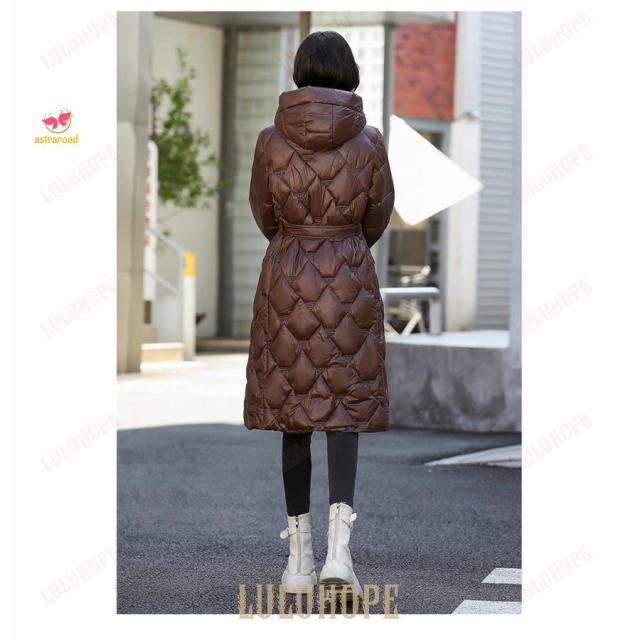ダウンコート レディース ロング丈 フード付き ロングコート 中綿ジャケット 厚手 暖かい コート 暖かい 防寒 寒さ対策 ゆったり 着痩 冬