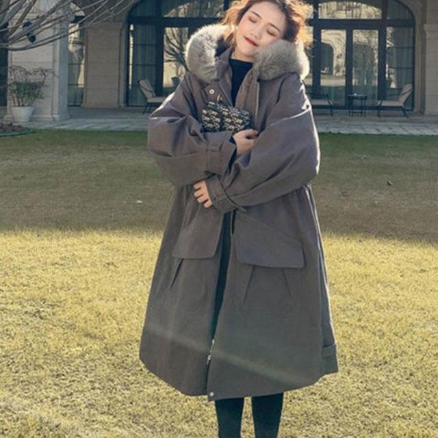 【爆買】レディース モッズコート 裏起毛　毛皮コート レディース ファーコート　ボアコート　ボアジャケット レディースコート ミリタリーコート　防寒着 秋冬 暖かい