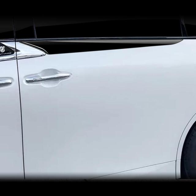 新型 アルファード40系 サイドガーニッシュ ヴェルファイア40系 ハイブリッド ALPHARD/VELLFIRE 40系 外装 パーツ アクセサリー ミドルドアガーニッシュ_8