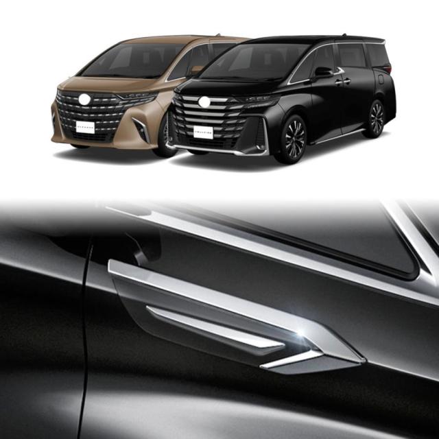新型 トヨタ アルファード40系 フェンダーパネル ヴェルファイア40 ALPHARD Vellfire 40系 フロントサイドガーニッシュ