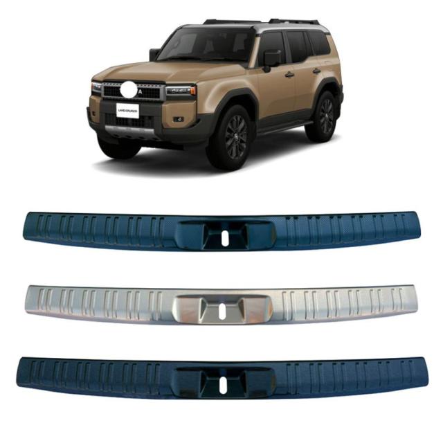 新型 ランドクルーザー 250 ランクル250 トランクステップガード 内側 傷防止 LAND CRUISER LC250 専用 ステンレス製 ラゲッジカバー ラゲッジステップガード