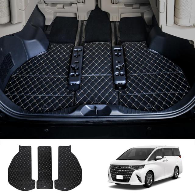 新型アルファード40系 ヴェルファイア40系 レザートランクマット ALPHARD/VELLFIRE40系 Z E 内装 パーツ トランクトレイ トランクプロテクター