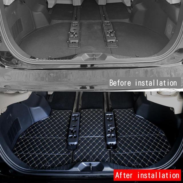新型アルファード40系 ヴェルファイア40系 レザートランクマット ALPHARD/VELLFIRE40系 Z E 内装 パーツ トランクトレイ トランクプロテクター_1