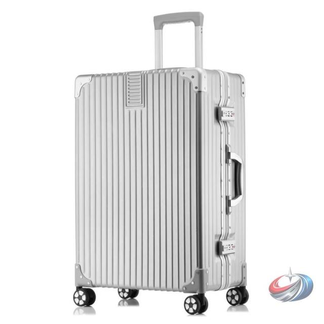 スーツケース Lサイズ 100L 超大容量 キャリーケース  静音キャスター アルミ風 軽量 キャリーバッグ 海外旅行/修学旅行 7泊?向け 2年保証
