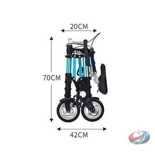 超小型A型bike 折りたたみ自転車 スポーツ アウトドア 駅通い ピクニック 遠足 収納袋付き_12