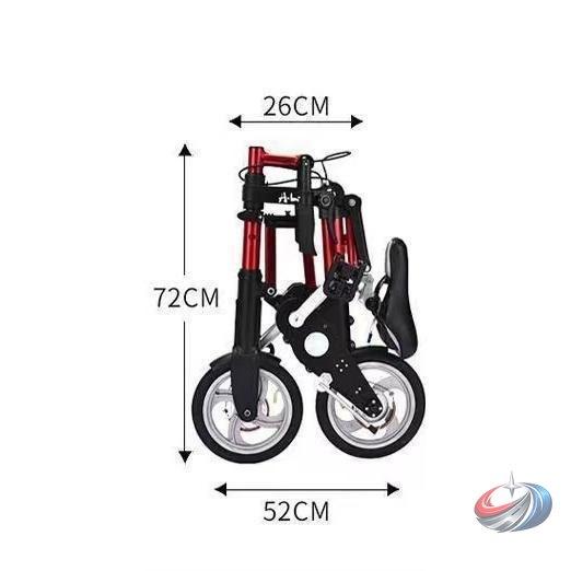 超小型A型bike 折りたたみ自転車 スポーツ アウトドア 駅通い ピクニック 遠足 収納袋付き_13