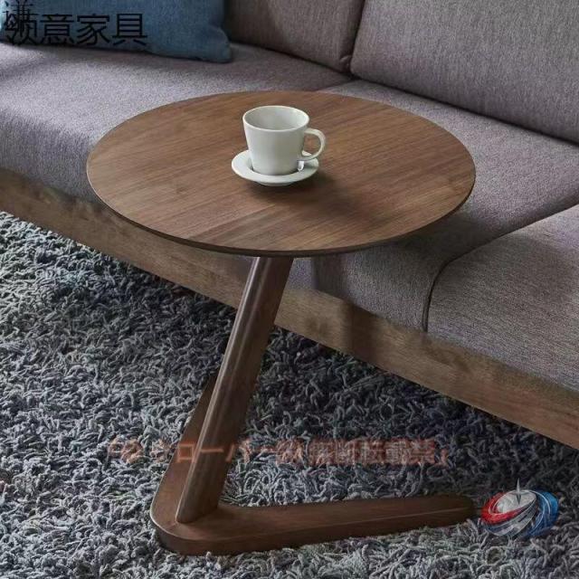 丸型サイドテーブルおしゃれコーヒーテーブルリビングテーブルソファテーブルナチュラル北欧風スタイリッシュ在宅勤務にも省スペースで使いやすい