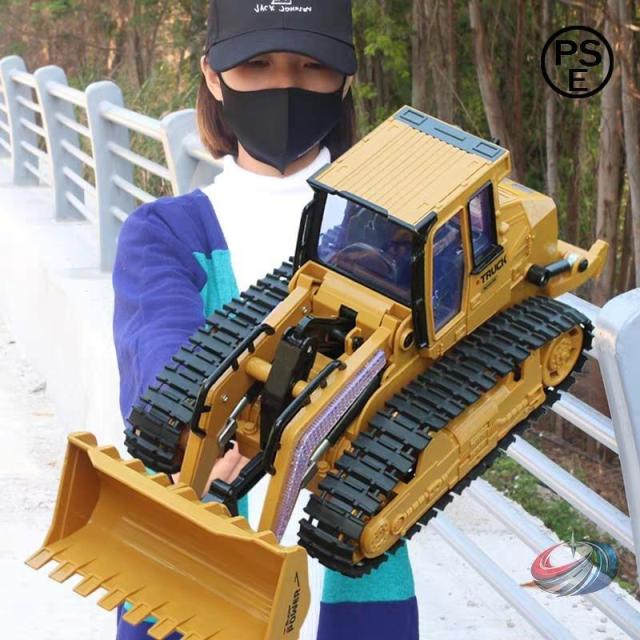 ラジコンブルドーザー RC クローラー ミニ 作業車 重機建設機 働く車 2.4GHz ワイヤレス リモコン 知育玩具 ギフト プレゼント 室内遊び