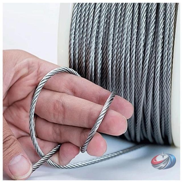 ステンレスワイヤーロープ 3?10mm DIY用 多用途ワイヤー  雨樋詰まり取りや作業にも 使いやすい金属ワイヤーでハンドメイドや補修に_1