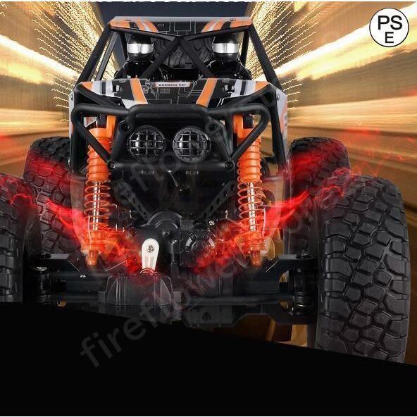 オフロード ラジコンカー リモコン RCカー 4WD 2.4Ghz長距離 防震器 無線操作 充電式 ワイルド こどもの日 アウトドア 旅行_1