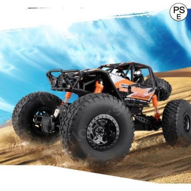 オフロード ラジコンカー リモコン RCカー 4WD 2.4Ghz長距離 防震器 無線操作 充電式 ワイルド こどもの日 アウトドア 旅行_4