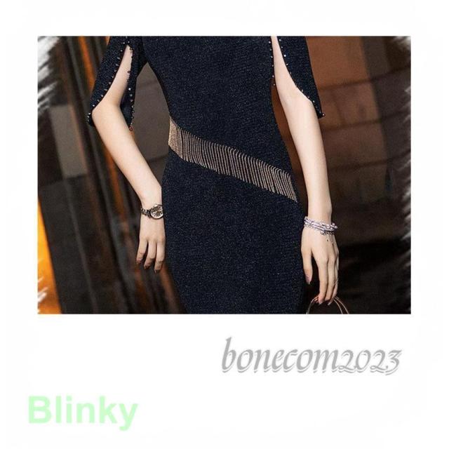 パーティードレス ワンピース ドレス 結婚式 成人式 パーティードレス エンパイア 誕生日 花嫁ロングドレス 演奏会_7