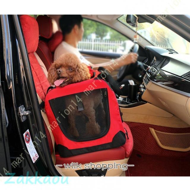 ドライブボックス ペットキャリー バッグ ソフトクレート 折りたたみ ペットキャリーケース 小型犬 中型犬 大型犬 キャリーバッグ キャリー 猫用 犬用 車載用