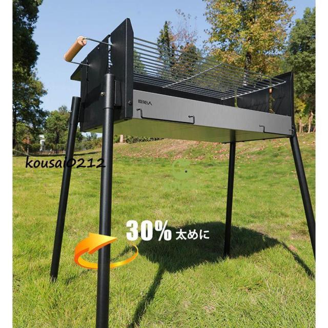 収納付き バーベキュー バーベキューグリル 卓上 ドラム缶 BBQ 折り畳み ソロキャンプ キャンプ アウトドア キャンプ用品 焚き火台 焚火台_12