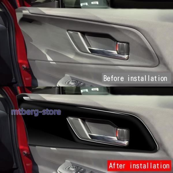 新型 トヨタ プリウス 60系 インナードアハンドルパネル PRIUS 60系 カスタム パーツ 内装 保護 プロテクター キズ防止 アンダーカバー パーツ 傷防止