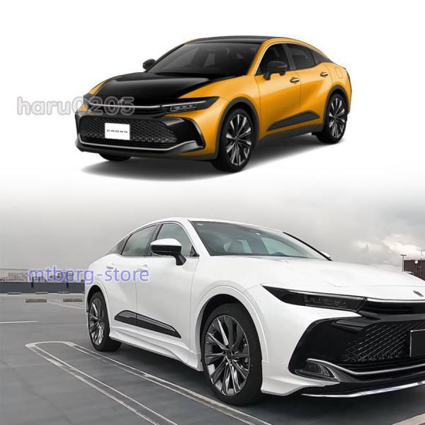 新型 クラウン クラウンクロスオーバー ドアロアガーニッシュ CROWN CROSSOVER G X RS TZSH35 AZSH35 パーツ カスタム サイドドアトリム