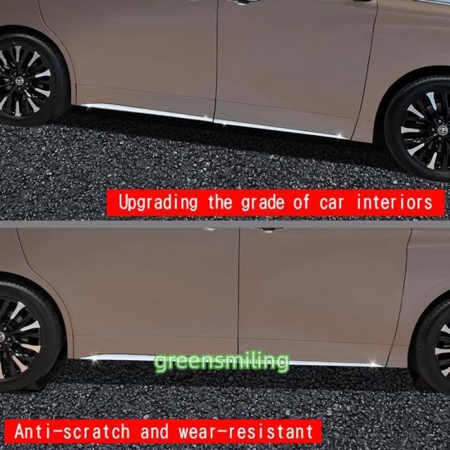 新型 アルファード 40系 サイドドアガーニッシュ ヴェルファイア40系 ハイブリッド ALPHARD/VELLFIRE 40系 外装 パーツ アクセサリー ドアロアガーニッシュ_4