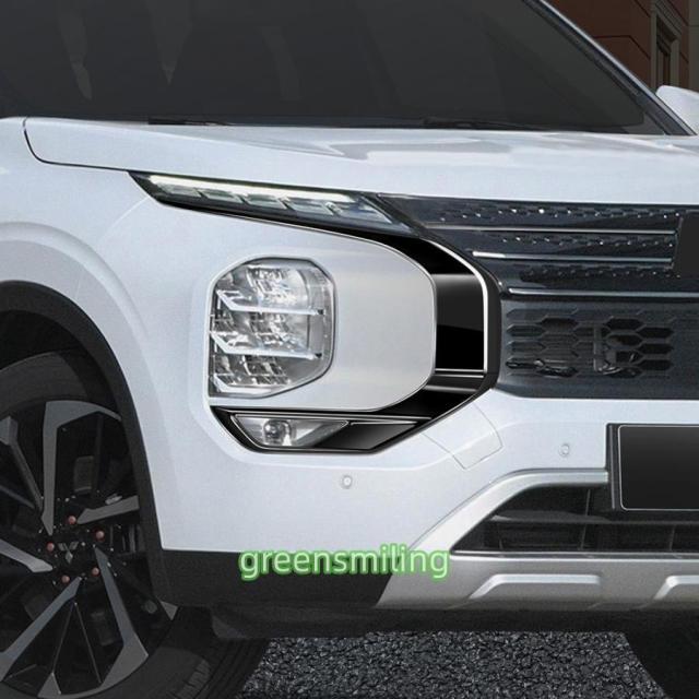 新型 アウトランダー グリルガーニッシュ 三菱 Outlander PHEV GN系 GN0W 外装 メッキ仕上げ ドレスアップ アクセサリー グリルカバー