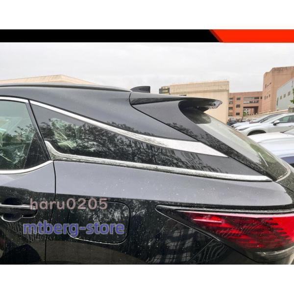 新型 レクサス RX サイドウィンドウガーニッシュ Lexus RX350 450h 500h カスタム パーツ 内装 外装 アクセサリー メッキ仕上げ Cピラートリム プロテクター_6