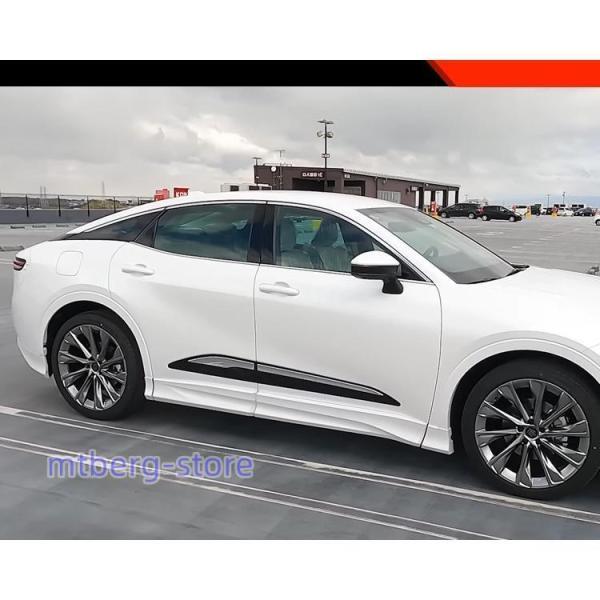 新型 クラウン クラウンクロスオーバー ドアロアガーニッシュ CROWN CROSSOVER G X RS TZSH35 AZSH35 パーツ カスタム サイドドアトリム