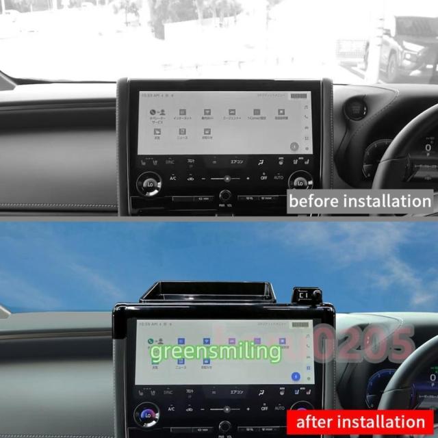 新型 アルファード 40系 ヴェルファイア40系 スマホホルダー付きコンソール収納ケース ALPHARD/VELLFIRE40系 アクセサリー ナビ収納ボックス_2
