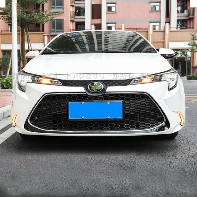 12代目カローラ 210系 セダン ツーリング スポーツ パーツ 流れるウィンカーLEDデイライト FO016_2