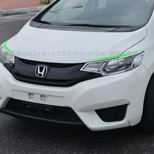 ホンダ フィット3 ハイブリット カスタム パーツ アクセサリー FIT3 GP5/6 GK3 GK4 GK5 GK6 ヘッドライトガーニュッシュ HF002