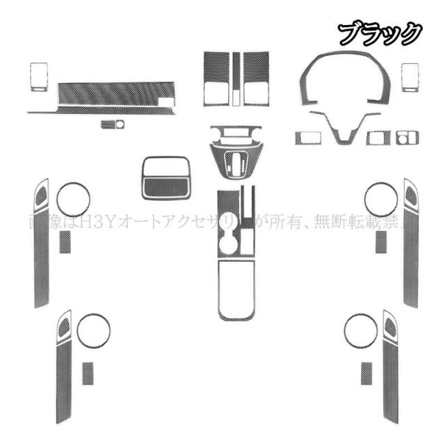 CR-V CRV RE系 カスタム パーツ インテリアパネル セット ステアリングパネル コンソールパネル ドアハンドルカバー HRE001_1