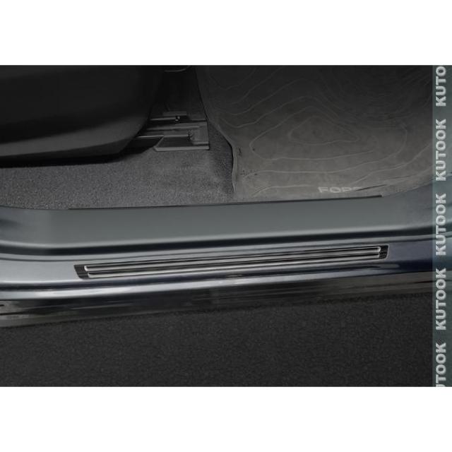 『爆買WEEKセール』 新型フォレスター SL5 SLG スポーツ HEV オシャレ ドレスアップ カスタム パーツ 内装 アウトサイドスカーフプレート サイドステップガード_6