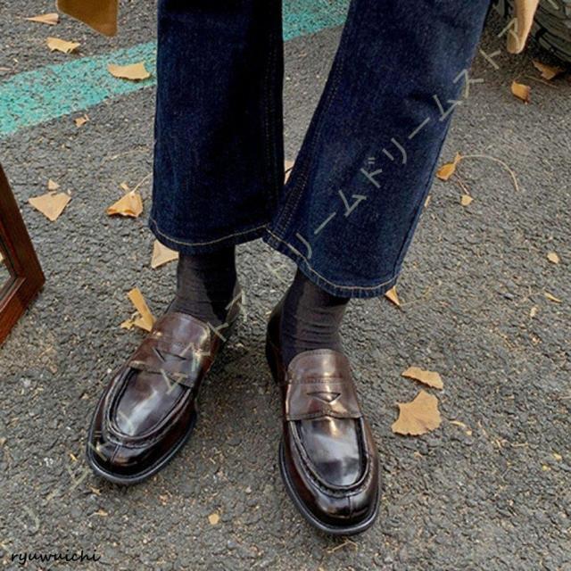 ローファー レディース 本革 パンプス 柔らかい 歩きやすい おしゃれ 防滑 疲れない フラットシューズ ローファー スリッポン フラットシューズ