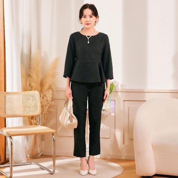 卒業式 服 母 服装 パンツスーツ セレモニースーツ 卒園式 ママ 入学式 スーツ レディース 母親 パンツ 2点セット セットアップ 40代 50代 30代 OL_7