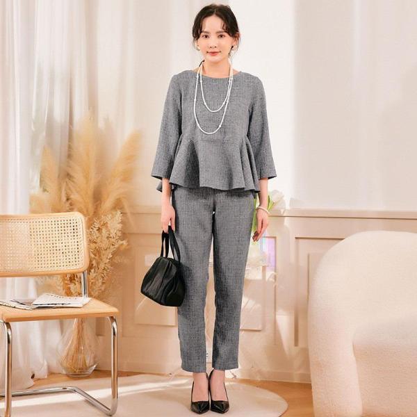 卒業式 服 母 服装 パンツスーツ セレモニースーツ 卒園式 ママ 入学式 スーツ レディース 母親 パンツ 2点セット セットアップ 40代 50代 30代 OL_8