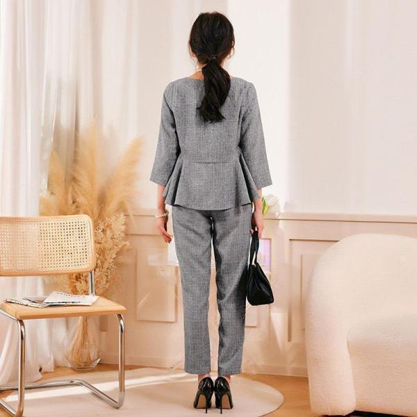 卒業式 服 母 服装 パンツスーツ セレモニースーツ 卒園式 ママ 入学式 スーツ レディース 母親 パンツ 2点セット セットアップ 40代 50代 30代 OL_9