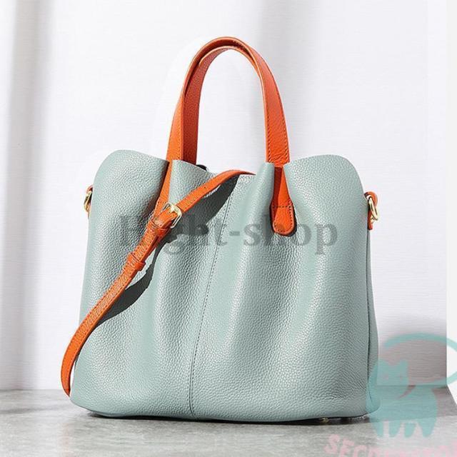 【爆買】本革　トートバッグ　レディース　レザーバッグ　ショルダーバッグ 革バッグ　かばん　通勤 通学　大人　20代30代40代50代