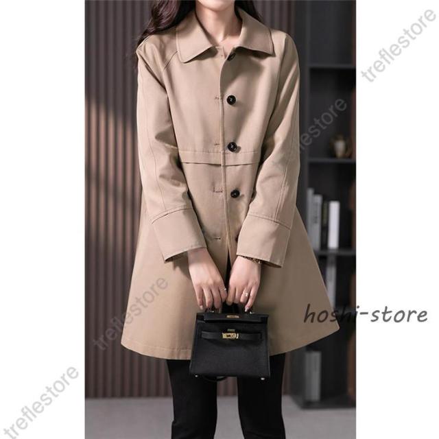 【爆買】トレンチコート レディース 40代 春 秋 ジャケット 長袖 アウター 上着 入園式 卒園式 入学式 卒業式 冠婚葬祭 オフィスカジュアル 仕事 通勤 就活 ビジネス