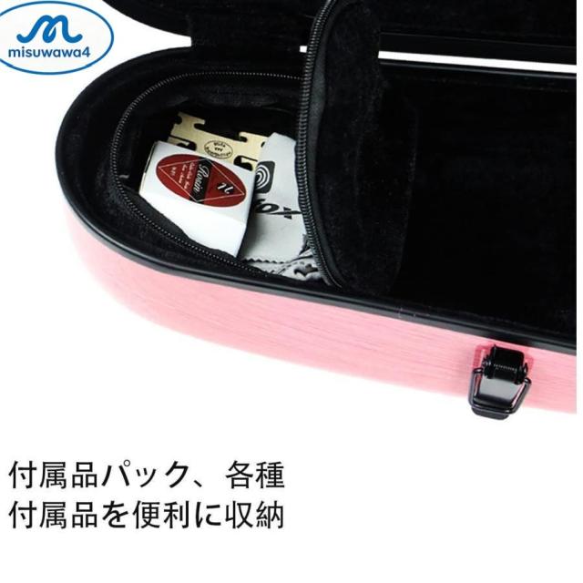 バイオリンケース 炭素繊維4/4フルサイズバイオリンケース 湿度計付き 軽量 機内持ち込み可 フルサイズ バイオリンケース 湿度計 ショルダー 防水防雨加工 楽器_12