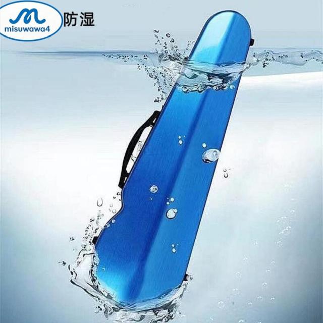 バイオリンケース 炭素繊維4/4フルサイズバイオリンケース 湿度計付き 軽量 機内持ち込み可 フルサイズ バイオリンケース 湿度計 ショルダー 防水防雨加工 楽器_13