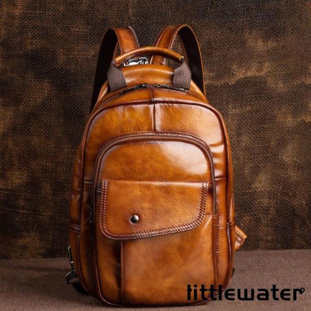 ボディバッグ メンズ 本革　2way 　斜め掛け　ショルダーバッグ 自転車　鞄 レザー　ワンショルダー カジュアル 機能性