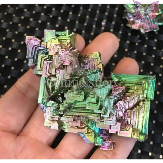 ビスマス結晶 レアメタル 200g 迷宮と階段 結晶 高品質 天国への階段 虹色の金属 ビスマス 虹色 風水 パワーストーン 天然石 原石 贈り物_3