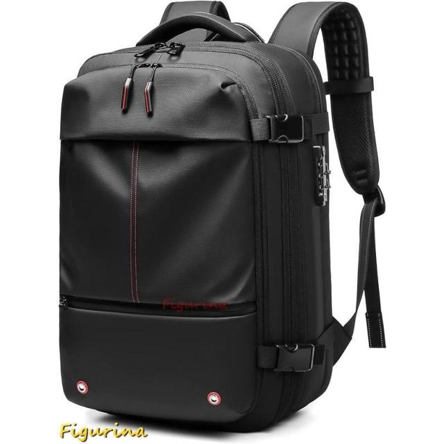 ビジネスリュック リュックサック メンズ バックパック 50L 真空圧縮 PC収納 拡張可能防水 リュック 大容量 多機能 盗難防止 通気