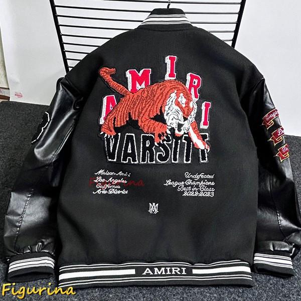 メンズ スタジャン 虎柄 とら スタジアムジャンパー PU革袖 べスボールジャケット ジャンパー 防風防寒 ブルゾン アメカジジャケット_6
