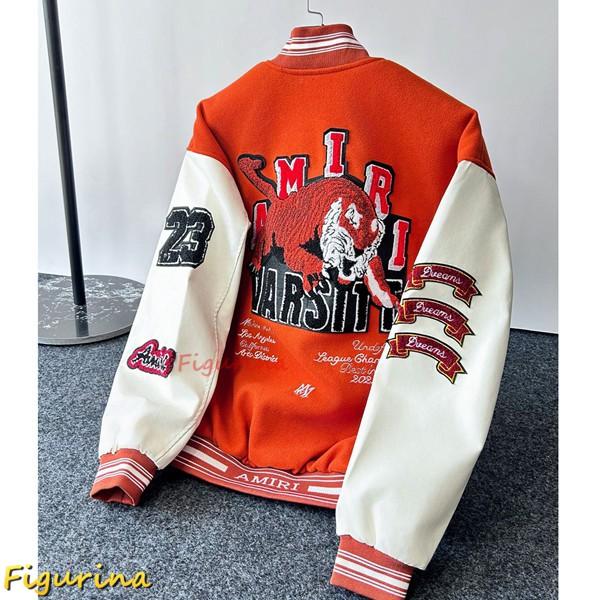 メンズ スタジャン 虎柄 とら スタジアムジャンパー PU革袖 べスボールジャケット ジャンパー 防風防寒 ブルゾン アメカジジャケット_8