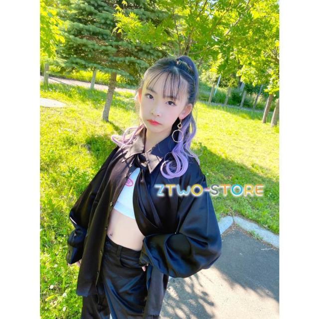 ダンス衣装 セットアップ シャツ パンツ ジャズヒップホップ メンズ レディース キッズ ダンス衣装 K-POP 韓国 白 赤 青 黒 グレー 紫_7