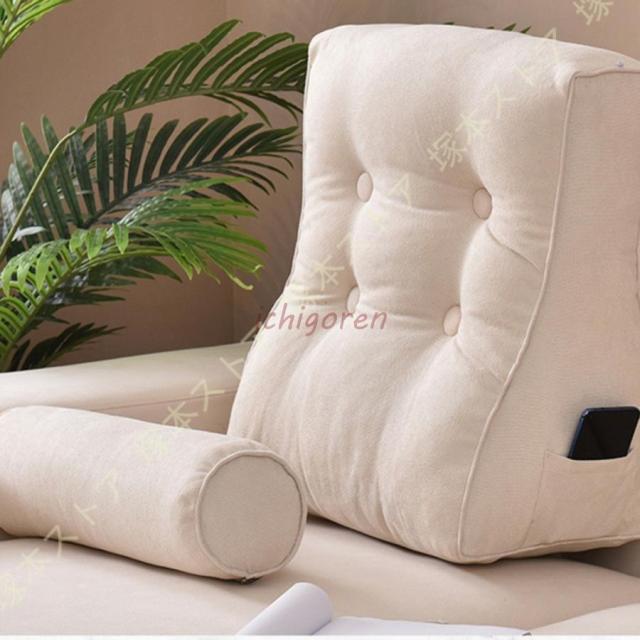 背もたれ クッション ベッド 背もたれ 座椅子 ベッド用 三角クッション