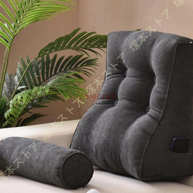 背もたれ クッション ベッド 背もたれ 座椅子 ベッド用 三角クッション