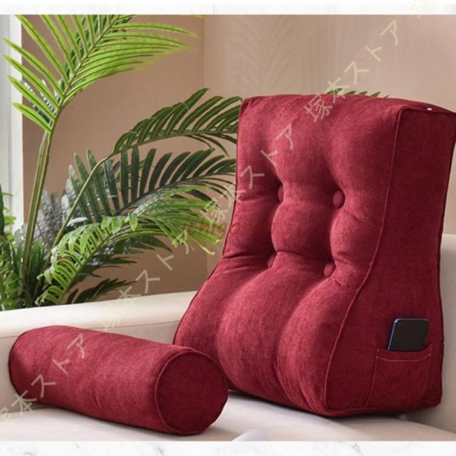 背もたれ クッション ベッド 背もたれ 座椅子 ベッド用 三角クッション