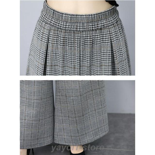 セットアップ レディース 春 ワイドパンツ パンツドレス ブラウス