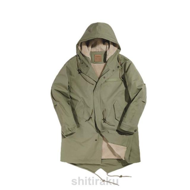 モッズコート ミリタリーコート 冬 S m-65 裏起毛 防寒 裏ボア コート