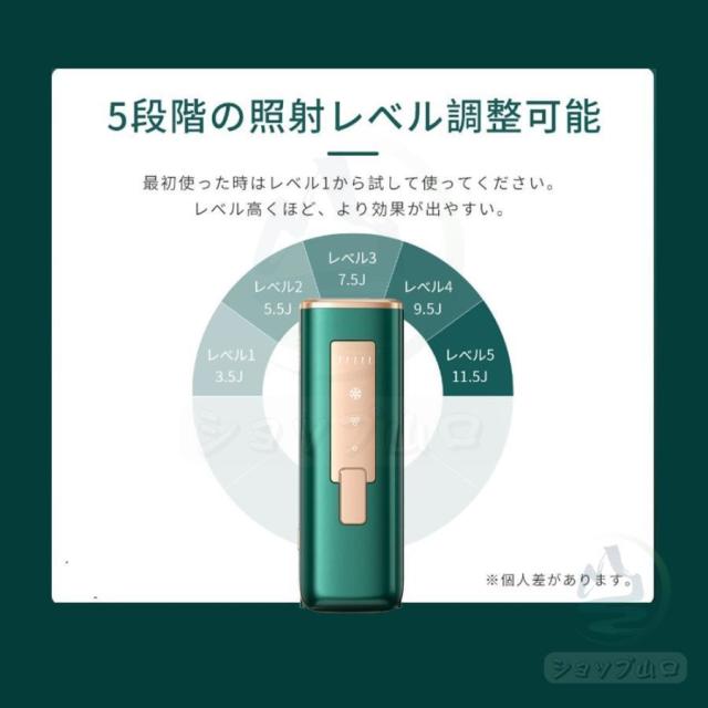 脱毛器 ipl光脱器 無痛脱毛器 サロン級 女性 メンズ 5段階調節 自動照射 レーザー vio対応 メンズ レディース 脇 腕 足 背中 全身用 家庭用 全身快速脱毛 除毛_11