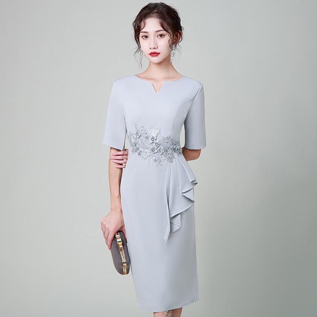 パーティードレス 結婚式 服装 ドレス ワンピース 20代 10代 30代 フォーマルドレス 50代 女性 お呼ばれ 母親 親族 フォーマルワンピースの通販は